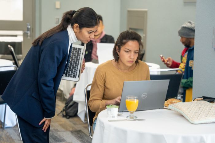 Ankita Okate ensuring all judges are able to BTN’s bespoke judging system 