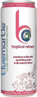 Logo for: Blue Marble Ultra-Premium Spiked Seltzer Tropical Retreat