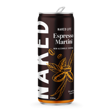 Logo for: Naked Life Non-Alcoholic Spirits Espresso Martini