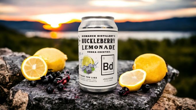 Logo for: Bismarck Distillery Huckleberry Lemonade