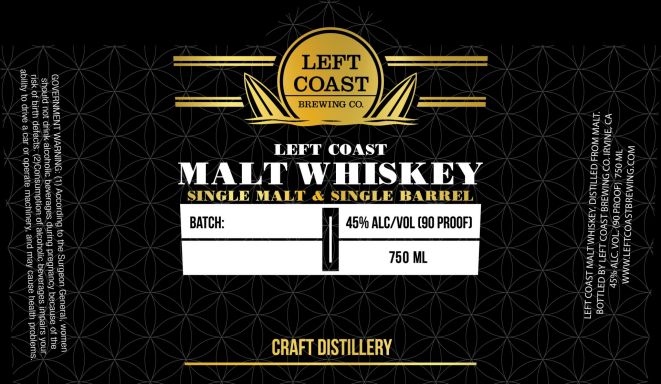 Logo for: Left Coast Malt Whiskey