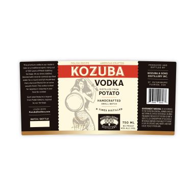 Logo for: Kozuba Potato Vodka