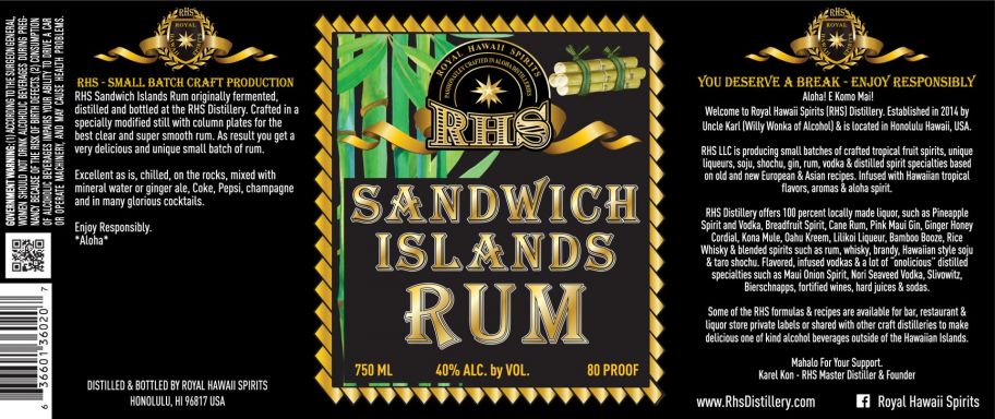 Logo for: Sandwich Island Rum 