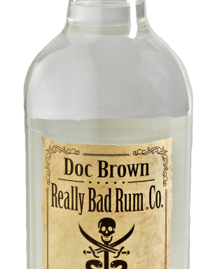 Logo for: Doc Brown Really Bad Rum (Silver)