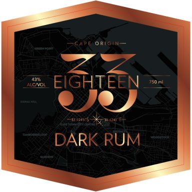Logo for: 33 Eighteen Dark Rum 