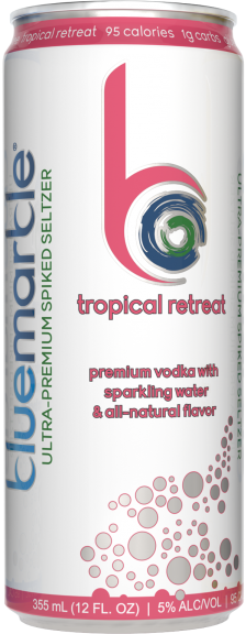 Photo for: Blue Marble Ultra-Premium Spiked Seltzer Tropical Retreat