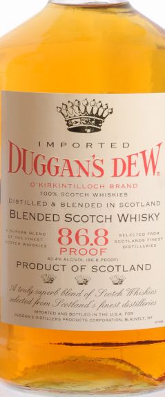 Photo for: Duggan's Dew O'Kirkintilloch Brand Blended Scotch Whisky