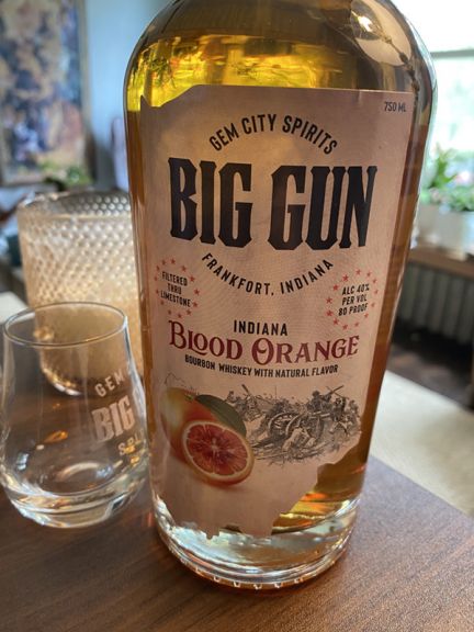 Photo for: Big Gun Blood Orange Bourbon Whiskey