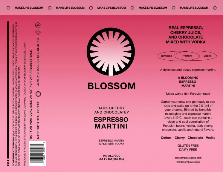 Photo for: Dark Cherry Blossom Espresso Martini