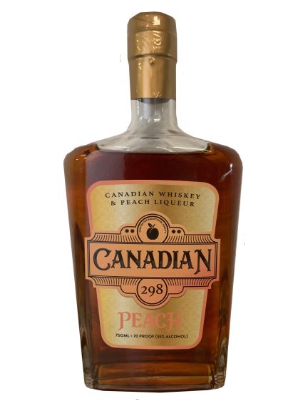 Photo for: Canadian 298 Peach Flavored Whiskey