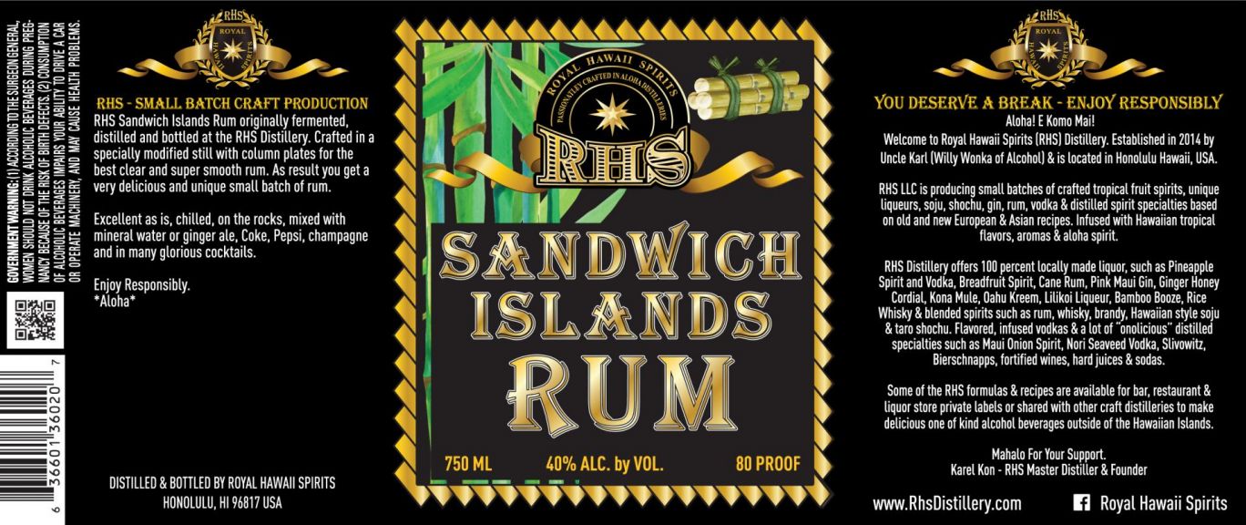 Photo for: Sandwich Island Rum 