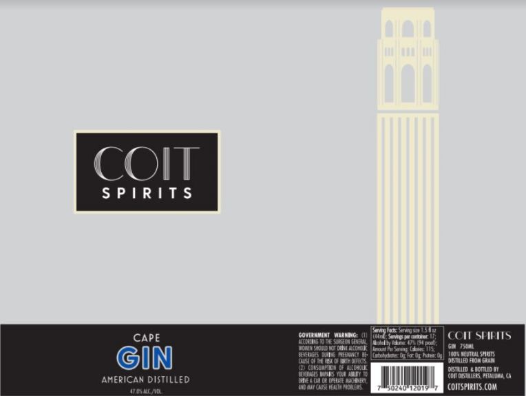 Photo for: Coit Spirits; Cape Gin