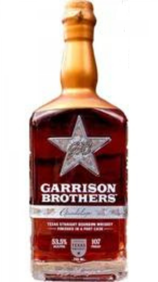 Photo for: Garrison Brothers Guadalupe Texas Straight Bourbon Whiskey Finished In A Port Cask