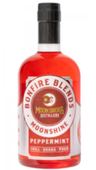 Photo for: Moon Drops Distillery- Bonfire Blends Moonshine Peppermint