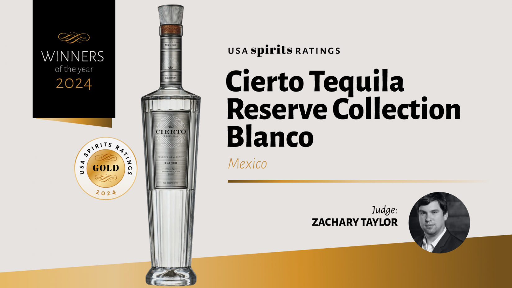 Photo for: Cierto Tequila Reserve Collection Blanco